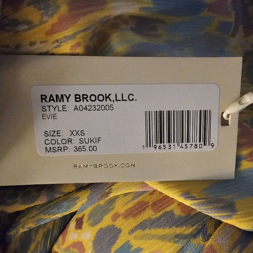 Ramy Brook Evie Peasant Blouse - Picture 8 of 8
